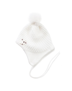 Шапка трикотажная для девочек Playtoday long size