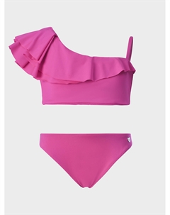 Купальник раздельный с воланом, фуксия Monnalisa