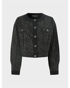 Куртка джинсовая со стразами Patrizia pepe