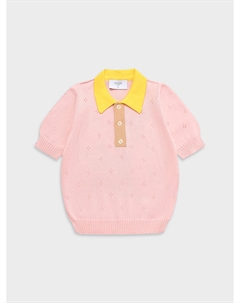 Футболка-поло с желтым воротником Paade mode