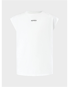 Футболка белая с лого Aspesi