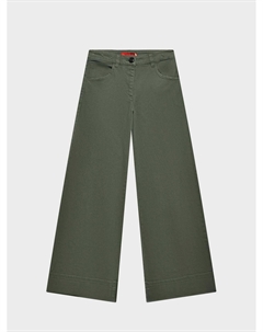 Джинсы свободного кроя, зеленые Max&co