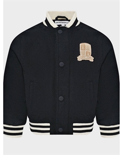 Куртка-бомбер с гербом-лого на груди Emporio armani