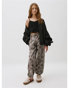 Брюки-парашюты с принтом для девочек Sela