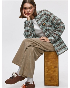 Рубашка оверсайз в клетку Sela