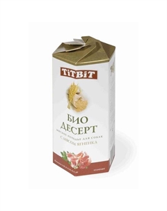 Лакомство для собак Печенье с мясом ягненка стандарт 0,35 кг Titbit
