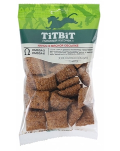 Лакомство для собак Начос в мясной обсыпке 0,075 кг Titbit