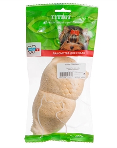 Лакомство для собак Губы говяжьи мягкая упаковка 1 шт 0,041 кг Titbit