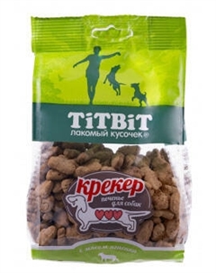 Лакомство для собак Крекер с мясом ягненка 0,25 кг Titbit