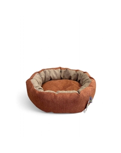Лежак для животных Original round 51х51х15см круглый оранжевый Foxie