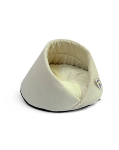 Лежак для животных Original cave 57х33см молочный Foxie