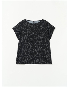 Блузка в горошек с коротким рукавом Zolla