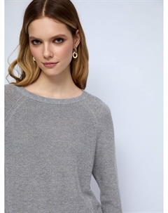 Вязаный джемпер с длинным рукавом-реглан Zolla