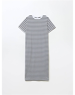 Платье-футболка миди в полоску Zolla