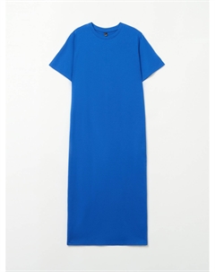 Платье-футболка миди однотонное Zolla