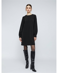 Однотонное платье мини с длинным рукавом Zolla