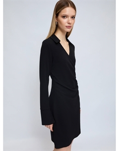 Платье мини с драпировкой и вырезом на запах Zolla