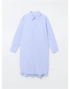 Платье-рубашка в полоску с поясом Zolla