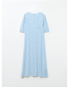 Платье миди из вискозы с высокой талией Zolla