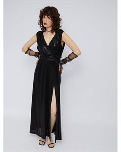 Платье-сарафан макси с блеском и разрезом Zolla