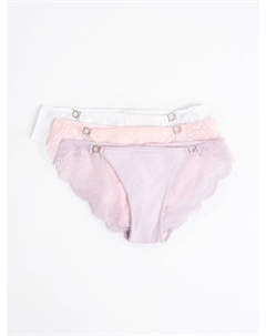 Набор трусов с кружевом (3 шт. в комплекте) Zolla