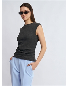 Трикотажный топ-майка без рукавов Zolla