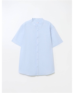 Рубашка с коротким рукавом и воротником-стойкой Zolla