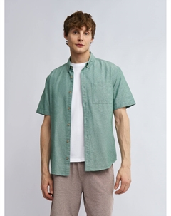 Рубашка из хлопка с коротким рукавом Zolla