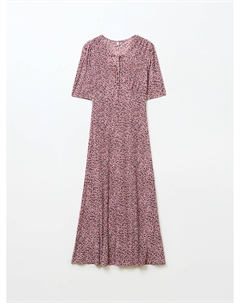 Платье длины миди с вырезом и принтом Zolla