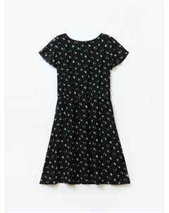 Шифоновое платье с коротким рукавом Zolla