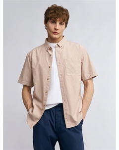 Рубашка из хлопка с коротким рукавом Zolla