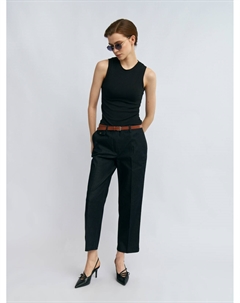 Брюки-чинос со стрелками и ремешком Zolla