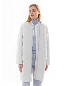 Утеплённое стёганое пальто-бомбер на синтепоне Zolla