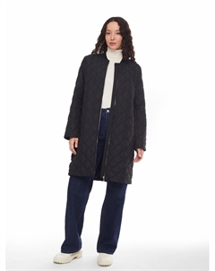 Утеплённое стёганое пальто-бомбер на синтепоне Zolla