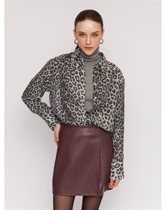 Рубашка с леопардовым принтом Zolla