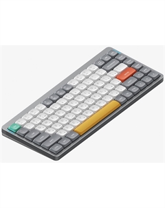Беспроводная механическая клавиатура Nuphy QMK, AIR75v2, Lunar Gray, RGB, Hot Swap, Aloe Switch (AIR75v2-LG-21)