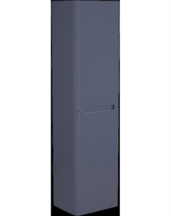 Шкаф пенал для ванной Edifice 40 темно-серый Iddis