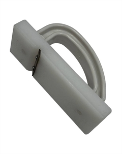 Рубанок скребок для чистки разделочных досок белый пластик Mvq