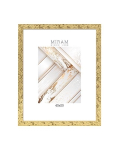 Фоторамка МИРАМ соты 400х500мм золото пластик Нет марки