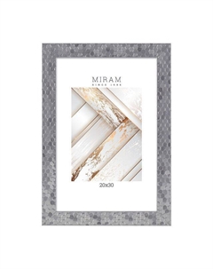 Фоторамка МИРАМ соты 200х300мм серебро пластик Нет марки