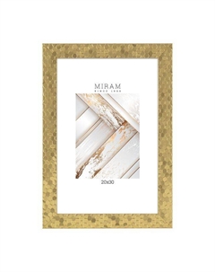 Фоторамка МИРАМ соты 200х300мм золото пластик Нет марки