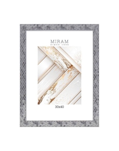 Фоторамка МИРАМ соты 300х400мм серебро пластик Нет марки