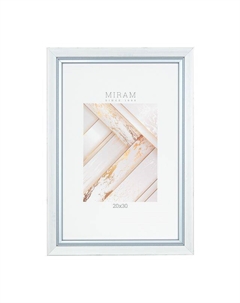 Фоторамка МИРАМ 200х300мм белый пластик 646261-8 Нет марки