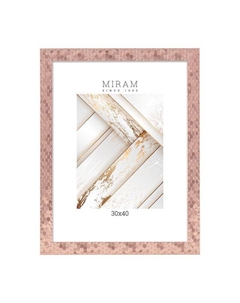 Фоторамка МИРАМ соты 300х400мм розовое золото пластик Нет марки