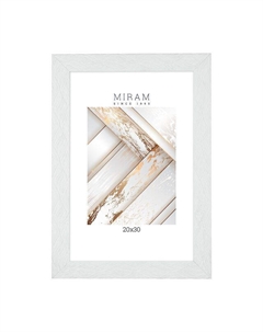 Фоторамка МИРАМ 200х300мм белый пластик 651661-8 Нет марки