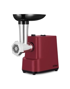 Электрическая мясорубка Kitfort КТ-2125, 600 Вт, 1 кг/мин, красный/черный (КТ-2125)