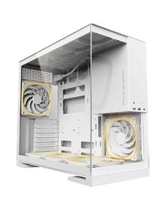 Корпус Model 5, EATX, Midi-Tower, 2xUSB 3.0, USB Type-C, RGB подсветка, белый, без БП (M5-W-WF) Geometric future