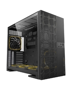 Корпус Model 5 Vent ARGB, EATX, Midi-Tower, 2xUSB 3.0, USB Type-C, черный, без БП (M5-VENT-B-WF) Geometric future