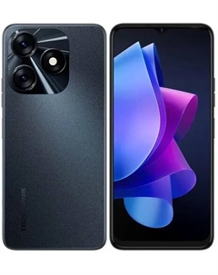 Смартфон Tecno Spark 10, 6.56" 720x1612 IPS, MediaTek Helio G37, 8Gb RAM, 128Gb, 3G/4G, NFC, Wi-Fi, BT, 2xCam, 2-Sim, 5000 мА⋅ч, USB Type-C, Android 13, черный