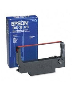 Картридж Epson ERC38BR оригинальный для TM-U220A/B/D/TM-U230, черный/красный ( C43S015376)